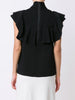 Ruffle detail blouse
