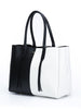 Colour block tote