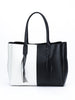 Colour block tote