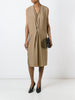 Hook and eye detail dress
