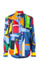 Geometric print shirt