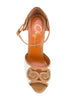 Rattan wedge sandals