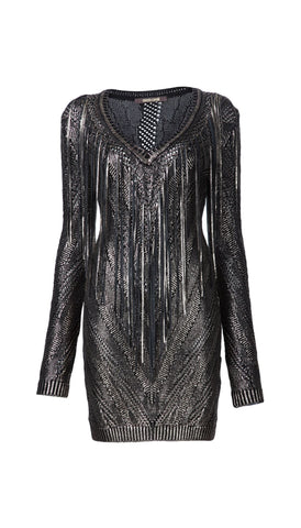 Knitted mini dress