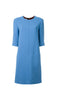 Patch pocket shift dress