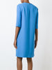 Patch pocket shift dress