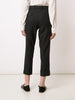 Turn-up hem tailored trousers