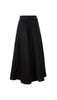 Buttoned belt skirt