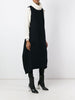 Fluted sleeveless jacket