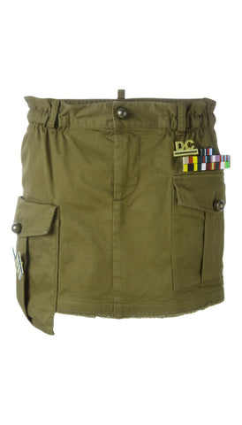 'Golden Arrow' mini skirt