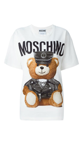 Teddy bear print T-shirt