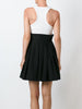 Pleated skirt tank dress
