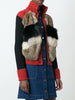 Fur detail cardigan