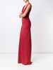Fitted dual strap gown