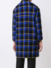 bouclé check coat