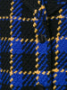 bouclé check coat