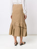 Ruched detail pencil skirt
