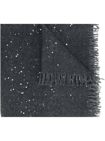 metallic detailing scarf