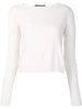 ruffled layered hem pullover