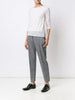 ruffled layered hem pullover