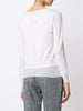 ruffled layered hem pullover