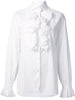 ruffled detail shirt