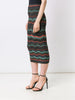striped skirt