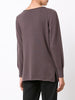 sequinned sleeve jumper