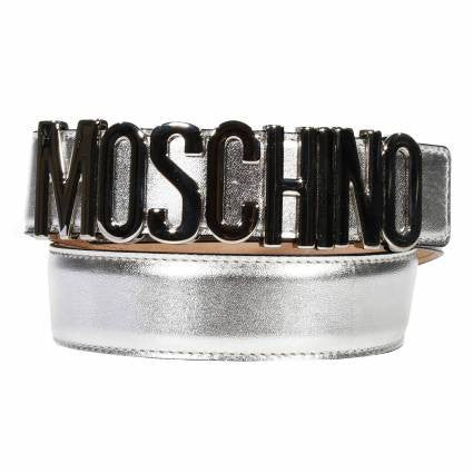 Logomania Belt Silver