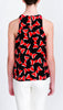 Bow print halter top
