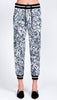 Shopping print trousers