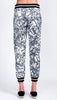 Shopping print trousers