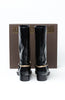 Leather Boot with Jewel Detail